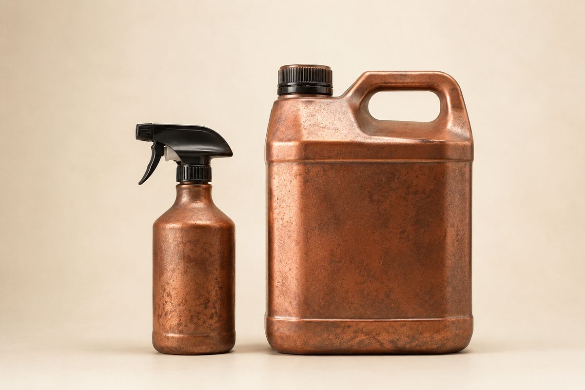 Porównanie pojemności LAUR FL-5000 — 0,75 L i 5 L